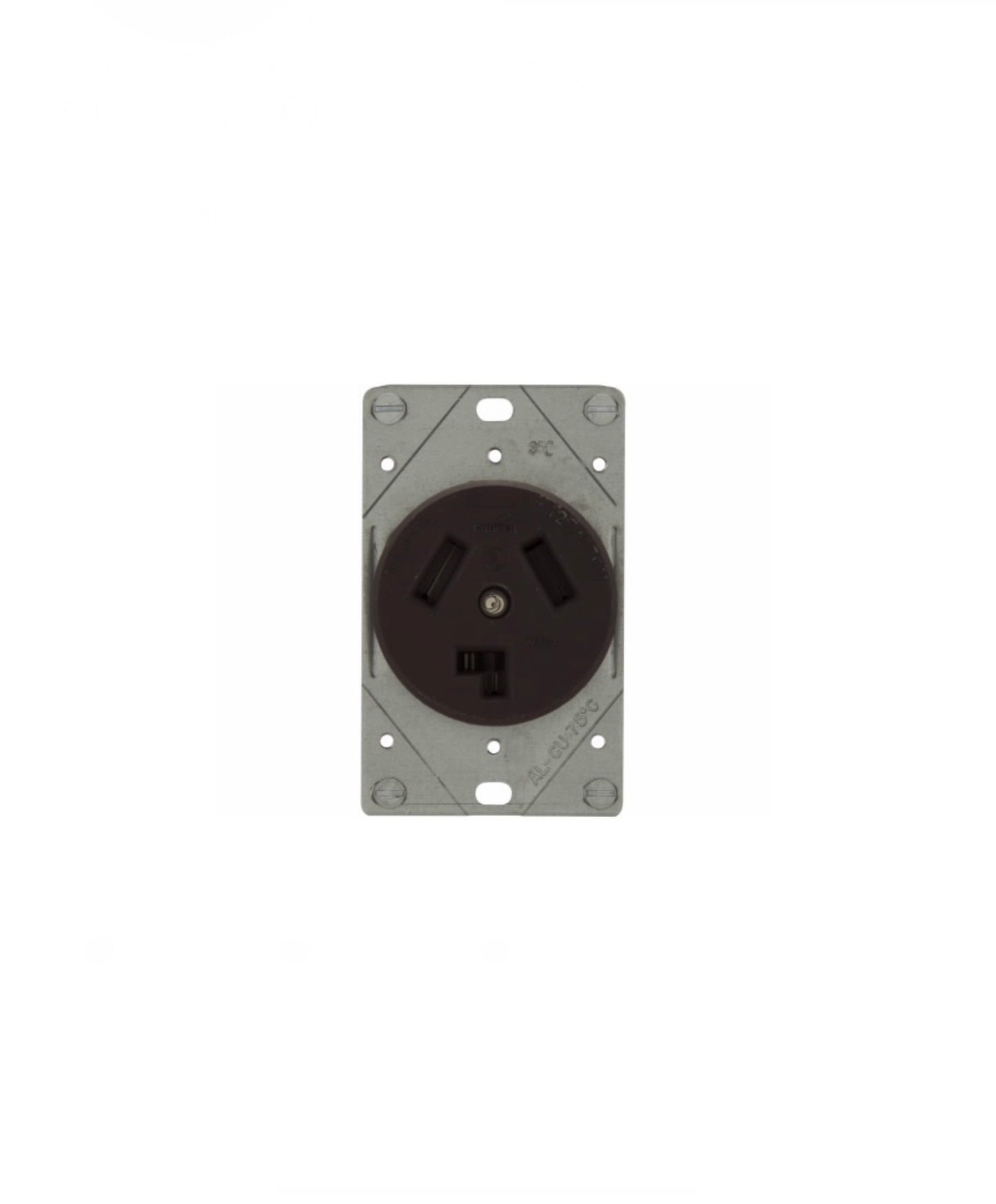 Receptáculo Eaton para Secadora 30 A - 125/250 V de 3 Polos, 3 Cables