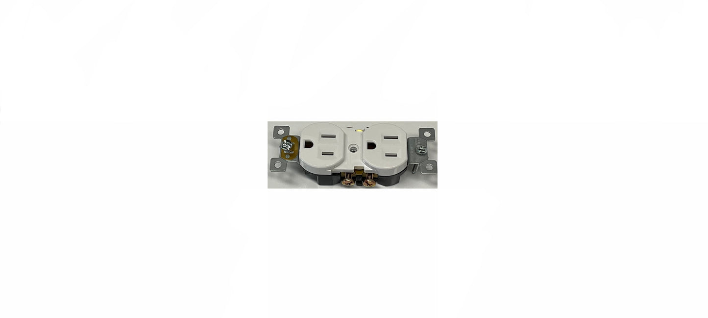 Receptáculo Doble Blanco 15A - 125V