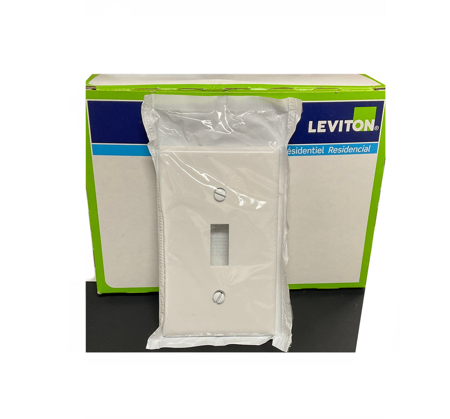 Tapa Switch Sencillo Blanca Leviton