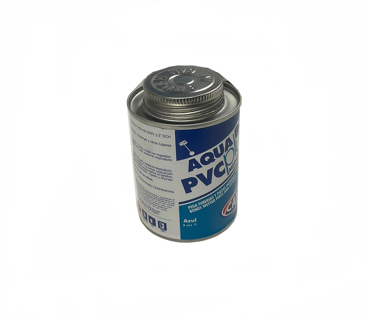 Pega PVC Azul de 8 oz.