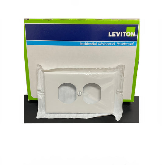 Tapa Receptáculo/Switch Doble Blanca Leviton